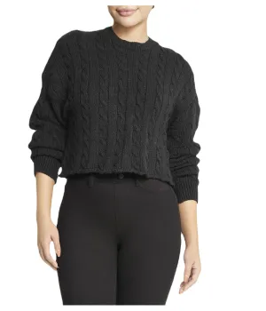 #1 Best Seller: Cropped Boxy Cable Knit Sweater  Going Fast!