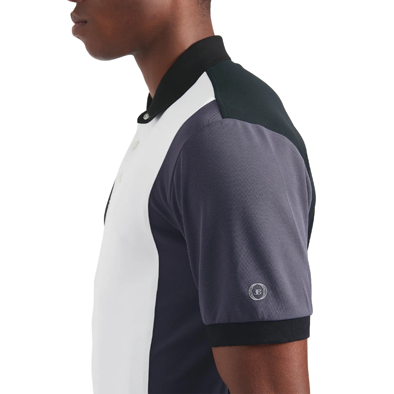 #1 Best Seller: Pique Color Short Sleeve Blocked Polo  Ends Soon!