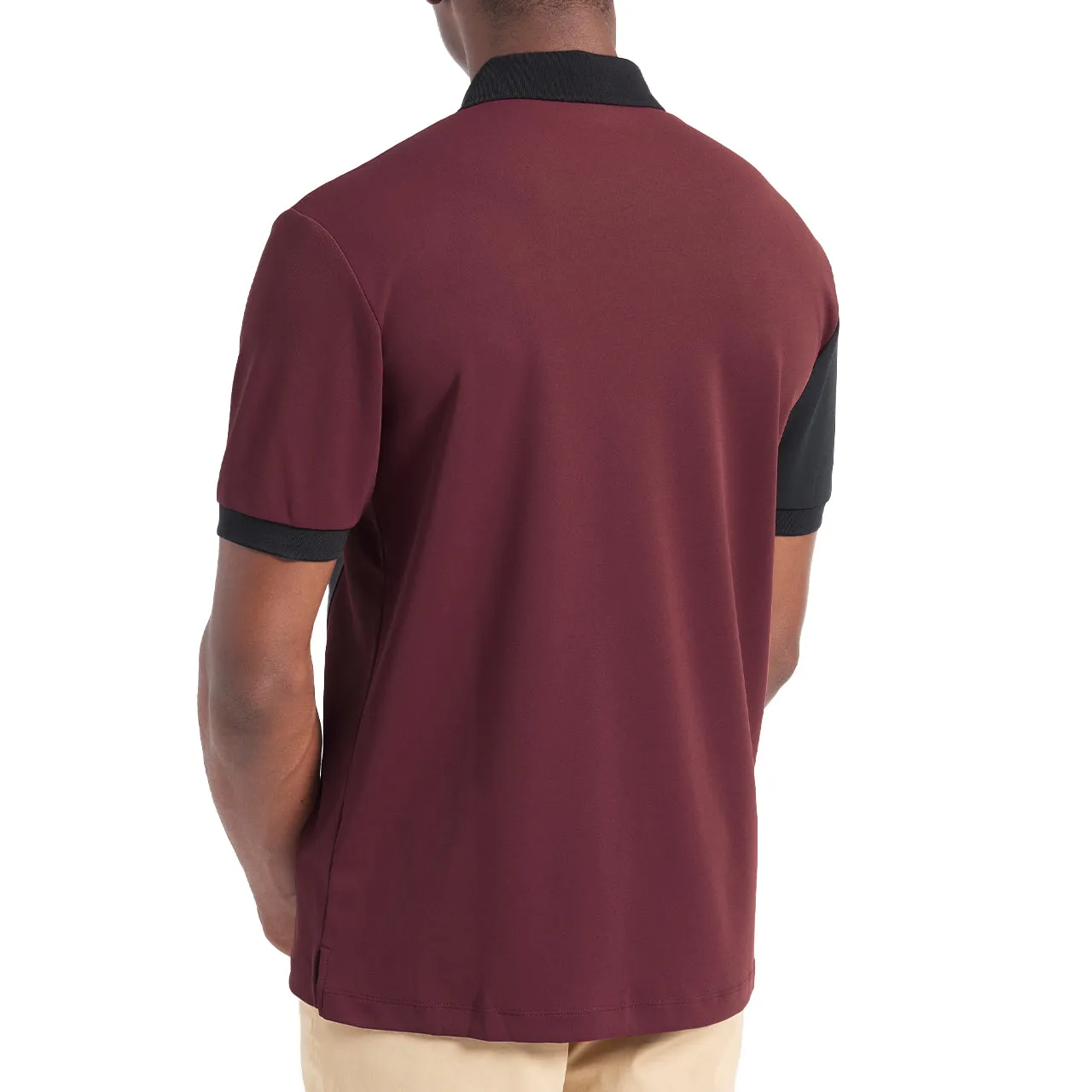 #1 Best Seller: Pique Color Short Sleeve Blocked Polo  Ends Soon!