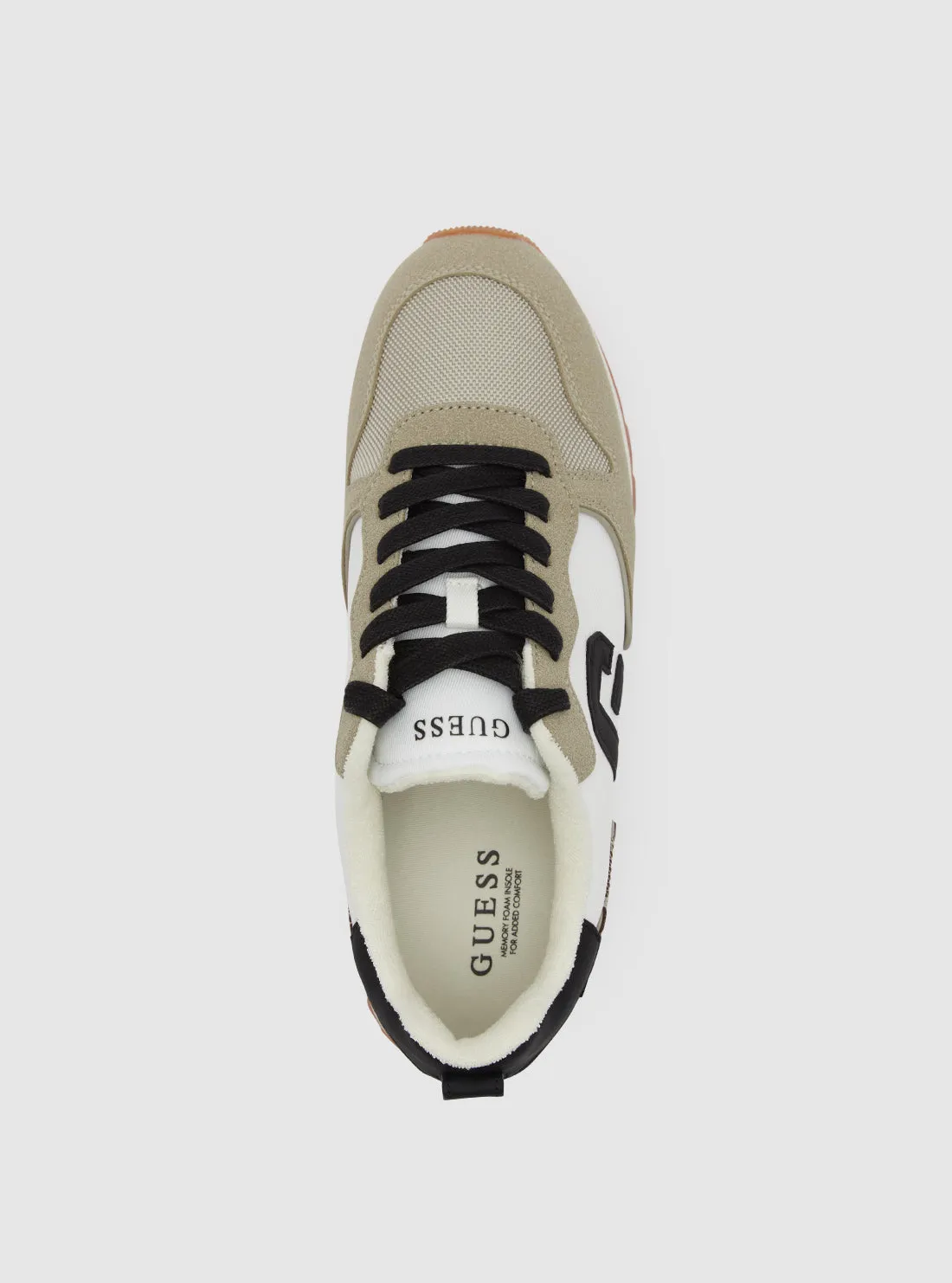 Beige Black Adax Sneakers Guess