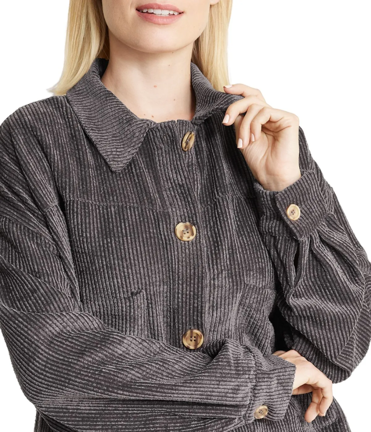 Best-Selling Velvet Corduroy Shacket  Almost Sold Out!