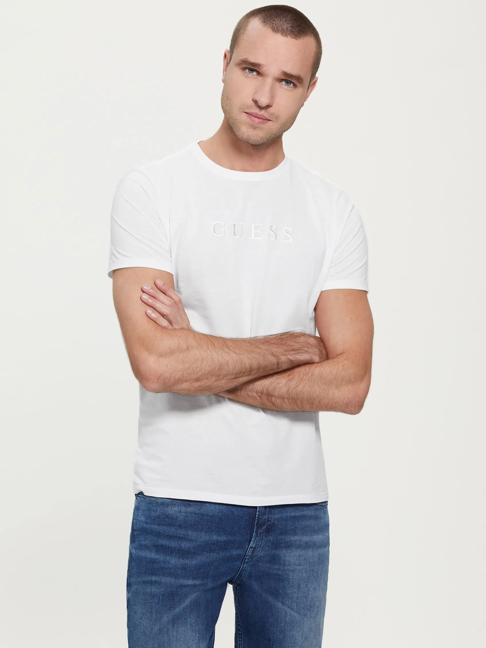 Bestseller Men's Embroidered Logo Tee  Last Few Pieces!