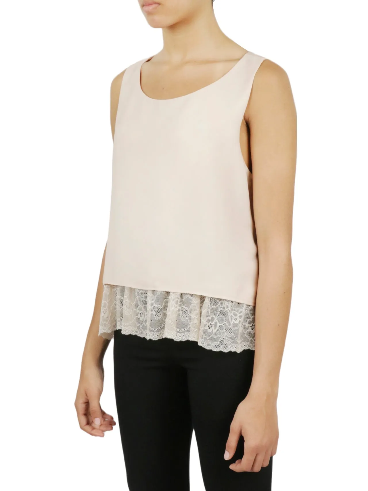 BestSelling Lace Hem Tank  Dont Miss Out!