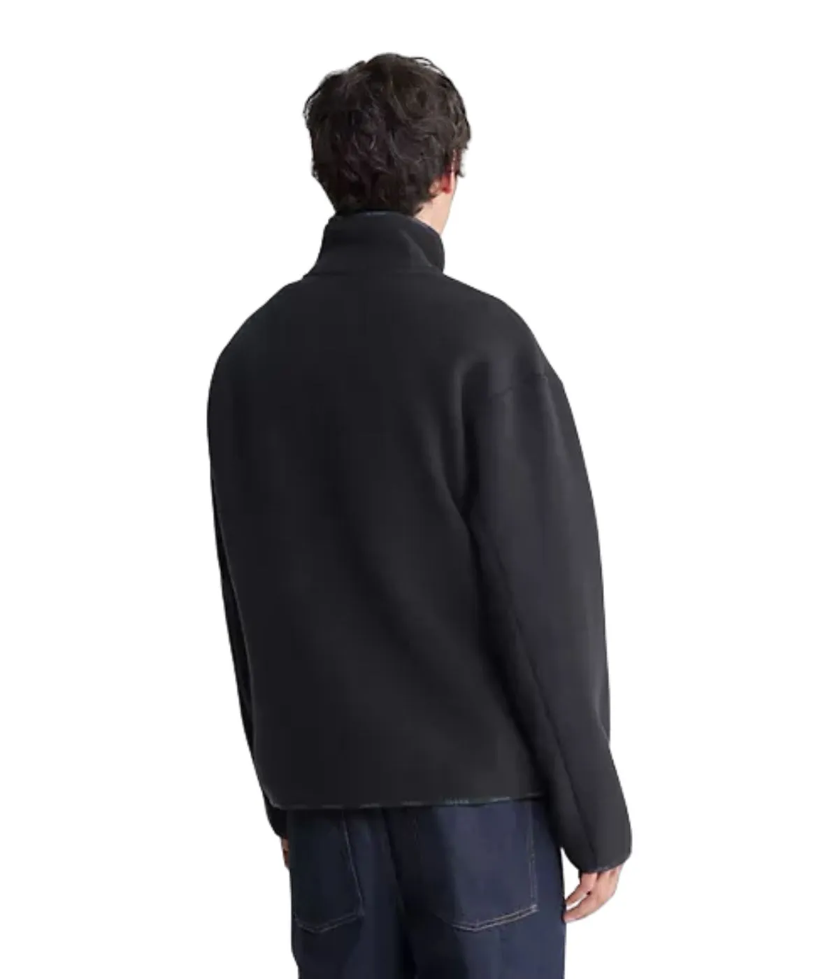 BestSelling Long Sleeve Polar Fleece Fz Jacket Black  Almost Sold Out!