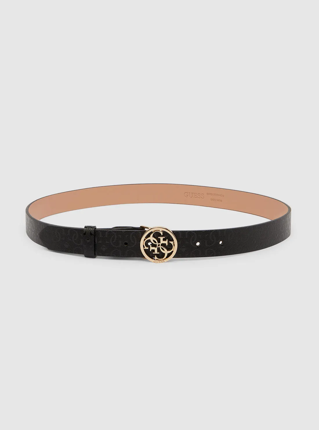 Black Adelard Adjustable Belt Guess