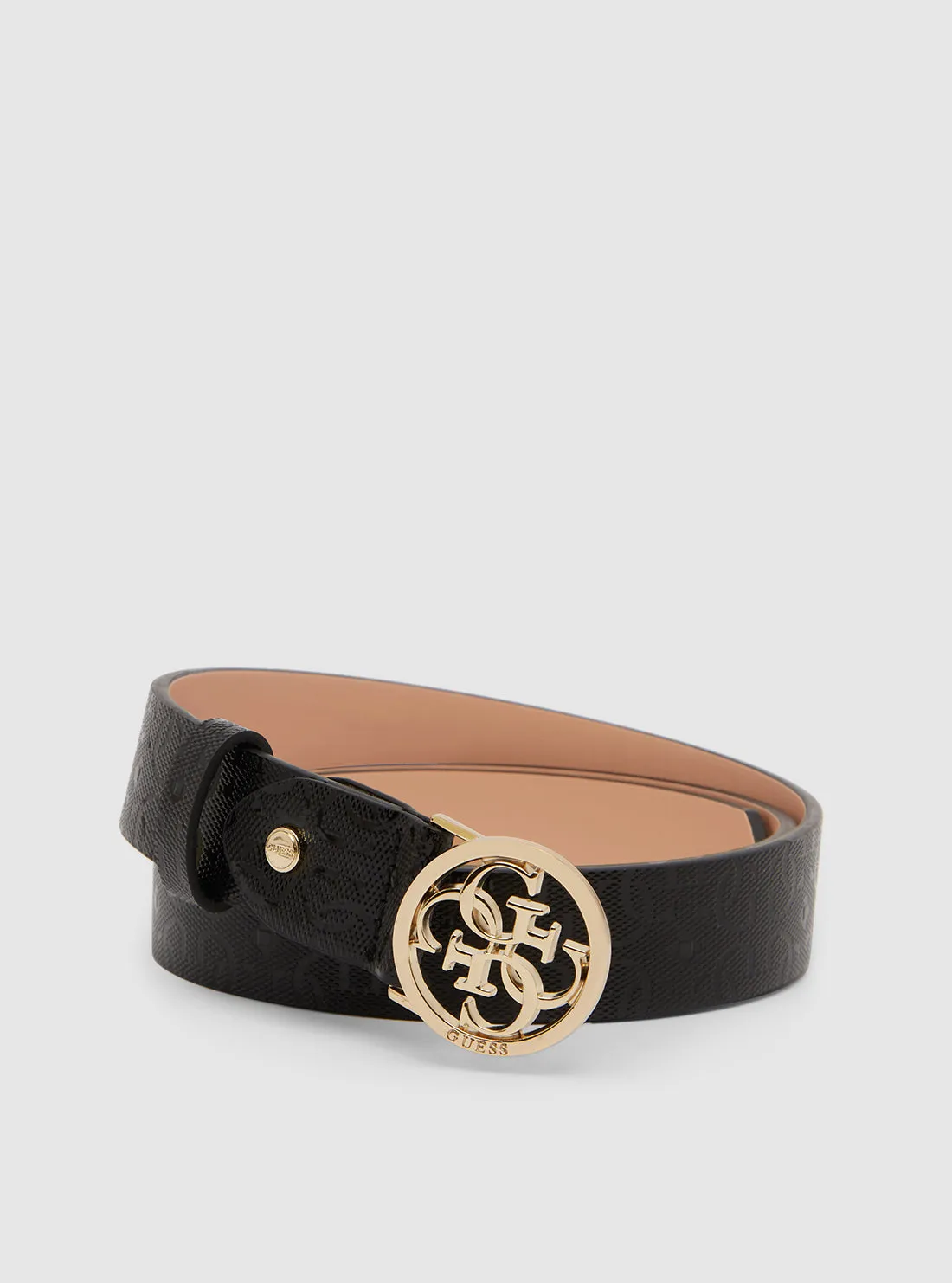 Black Adelard Adjustable Belt Guess