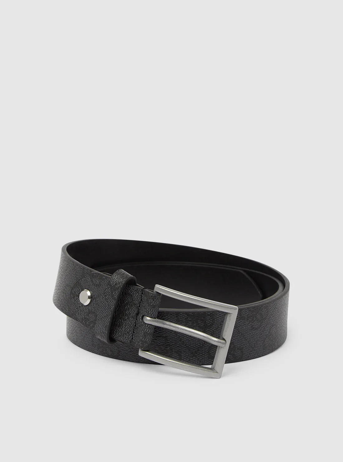 Black Classic Adjustable Belt Guess