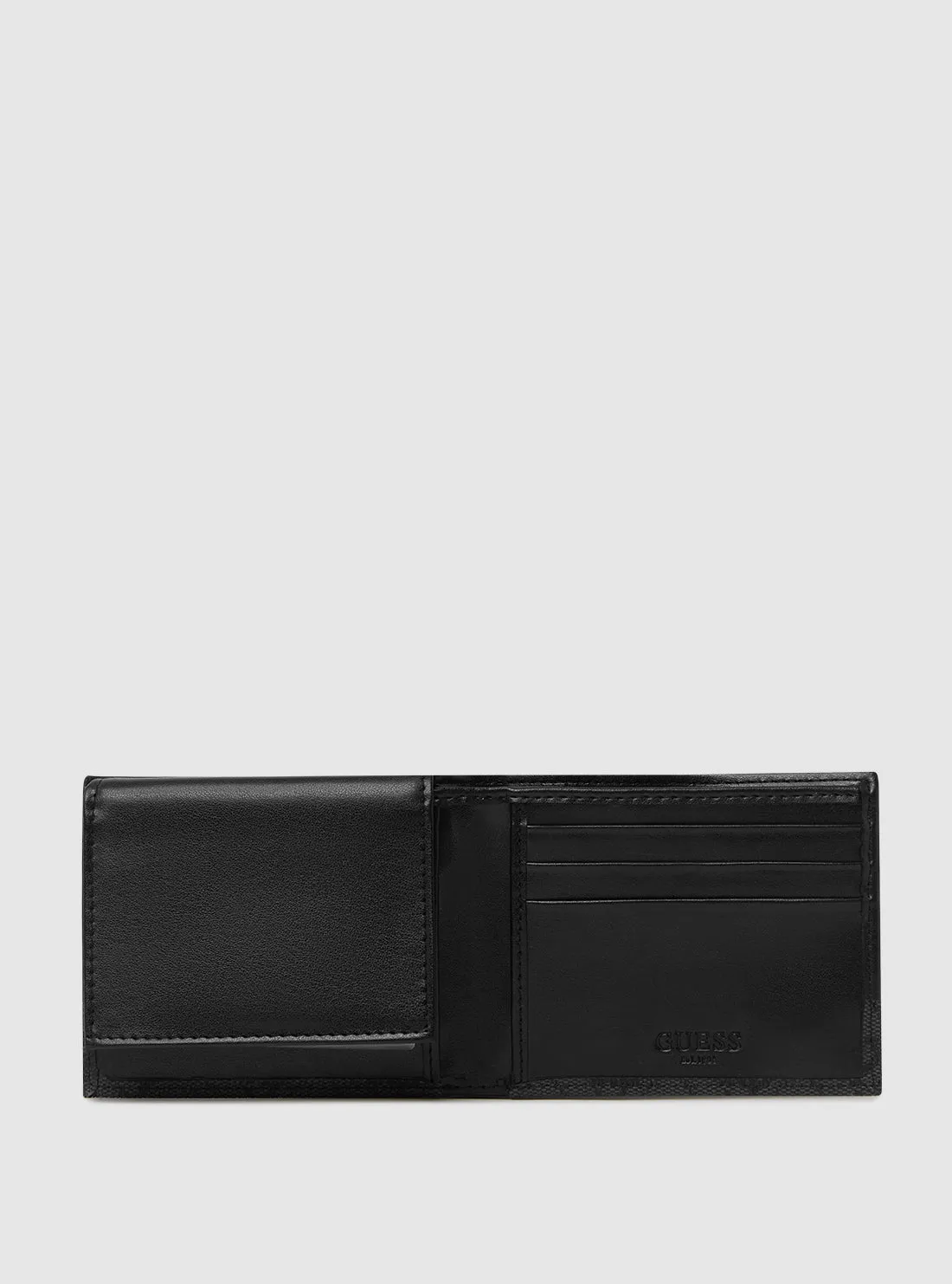 Black Fabio Passcase Wallet Guess
