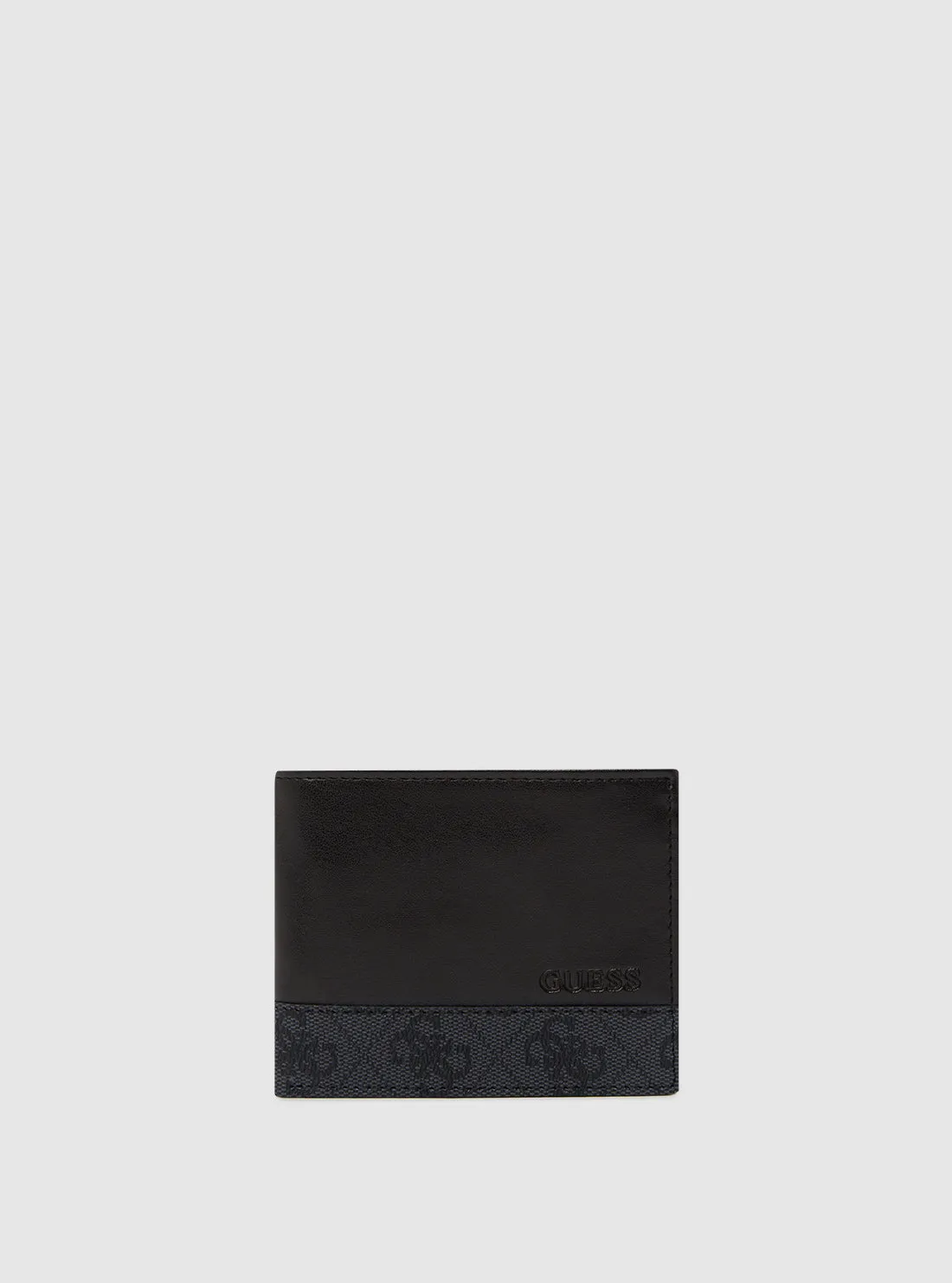 Black Fabio Passcase Wallet Guess
