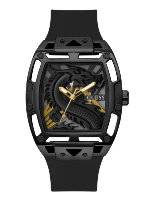 Black Legend Silicone Dragon Watch Guess