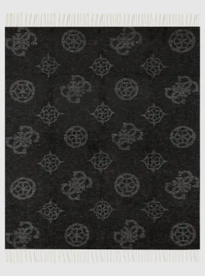 Black Logo Blanket Guess