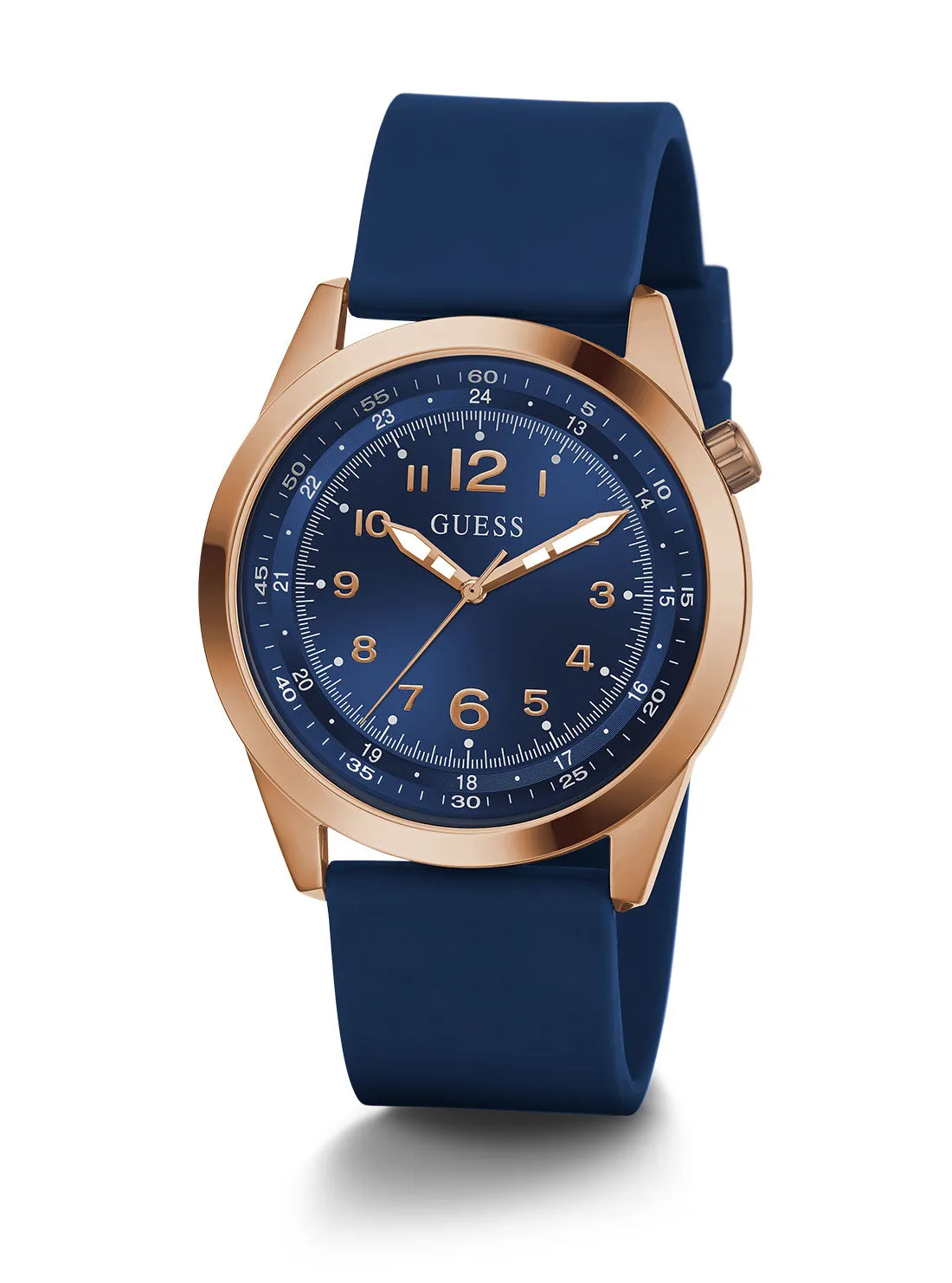 Blue Max Silicone Watch Guess