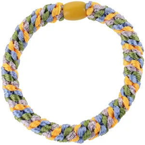 Bow's by Str Braided Hair Elastic - Multi Blue/Orange/Green/Purple Glitter 6-pack
