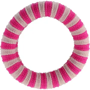 Bow's by Str Ea Hair Elastic - Pink/Pink Striped 6-pack