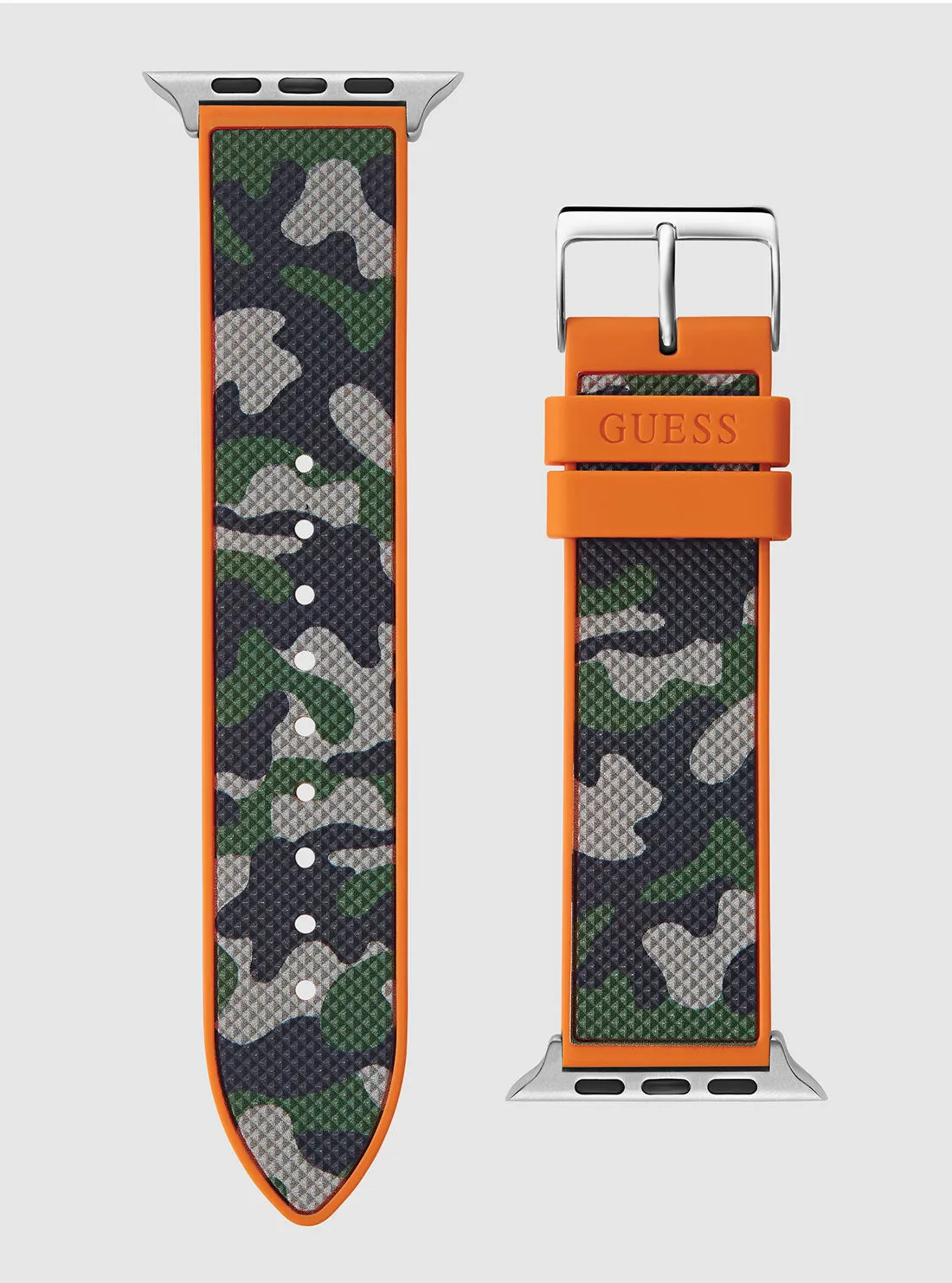 Camo Silicone Apple Watch Strap Guess