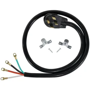 Certified Appliance Accessories 90-2064 4-Wire Eyelet 40-Amp Range Cord, 6ft