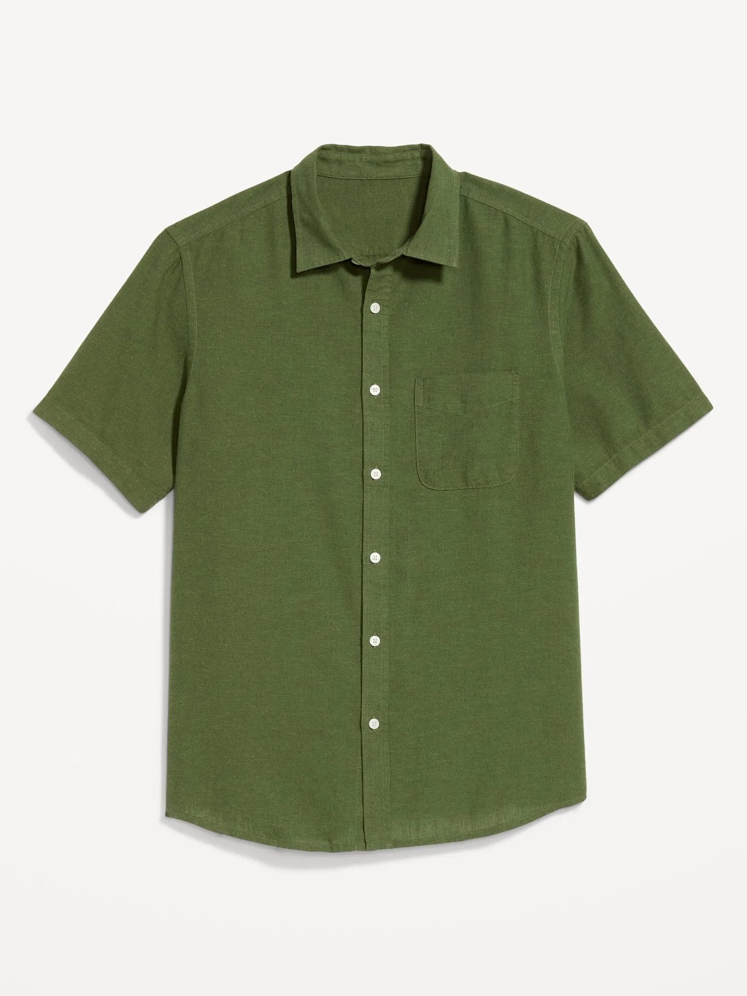 Classic Fit Everyday Linen-Blend Shirt