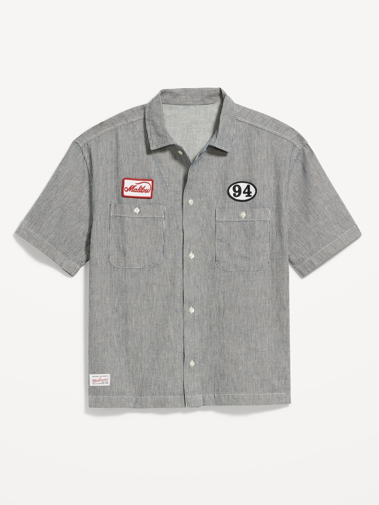 Cropped Utility Dobby Shirt