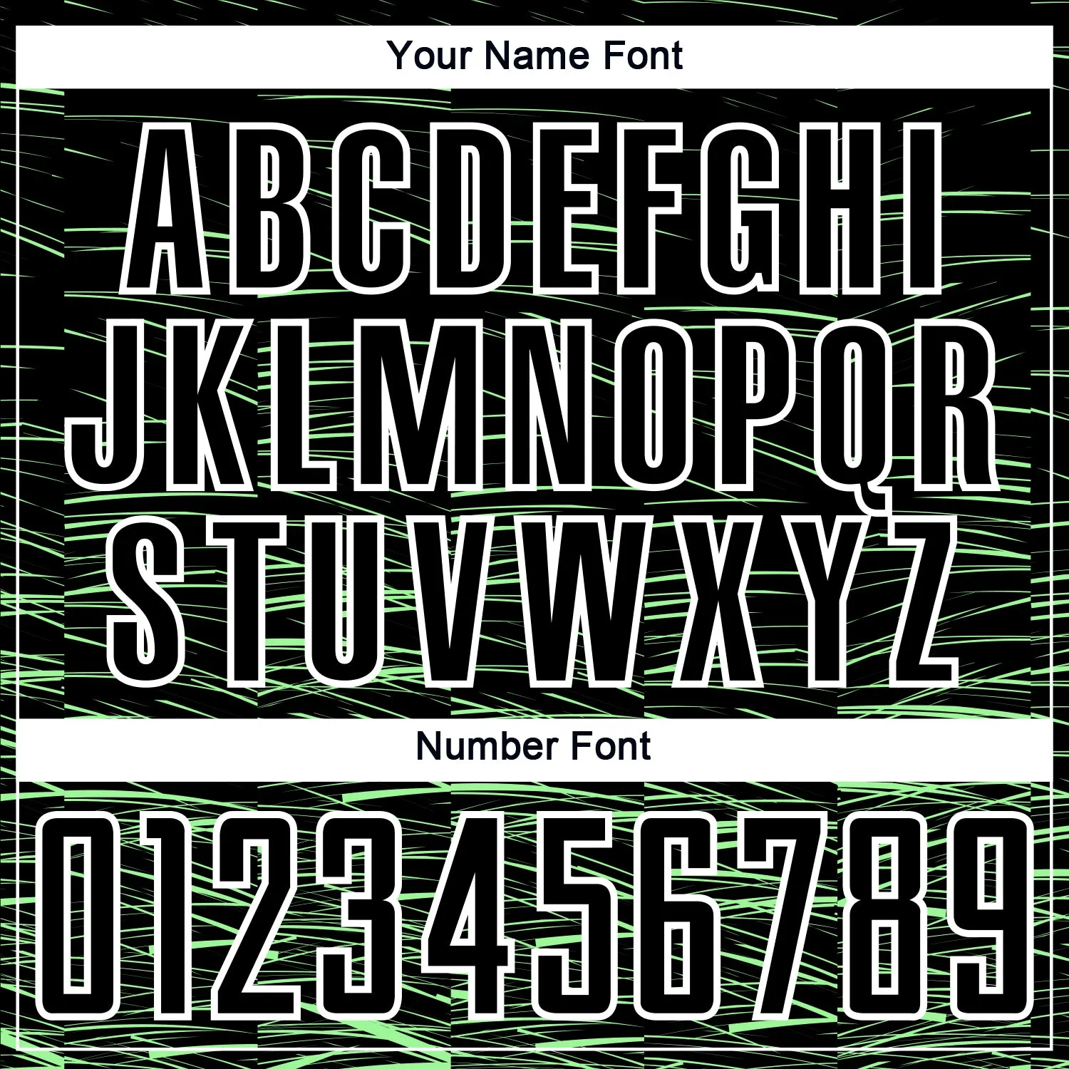 Custom Black Pea Green-White Line Sublimation Soccer Uniform Jersey FansIdea