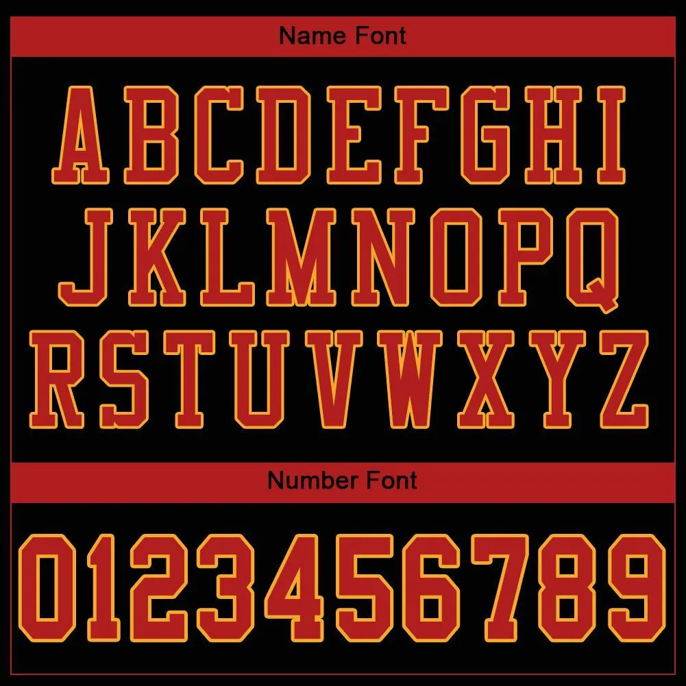 Custom Black Scarlet-Gold Mesh Authentic Football Jersey FansIdea