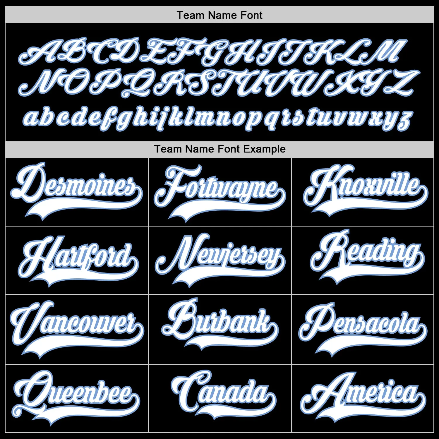 Custom Black White-Light Blue Hockey Jersey FansIdea