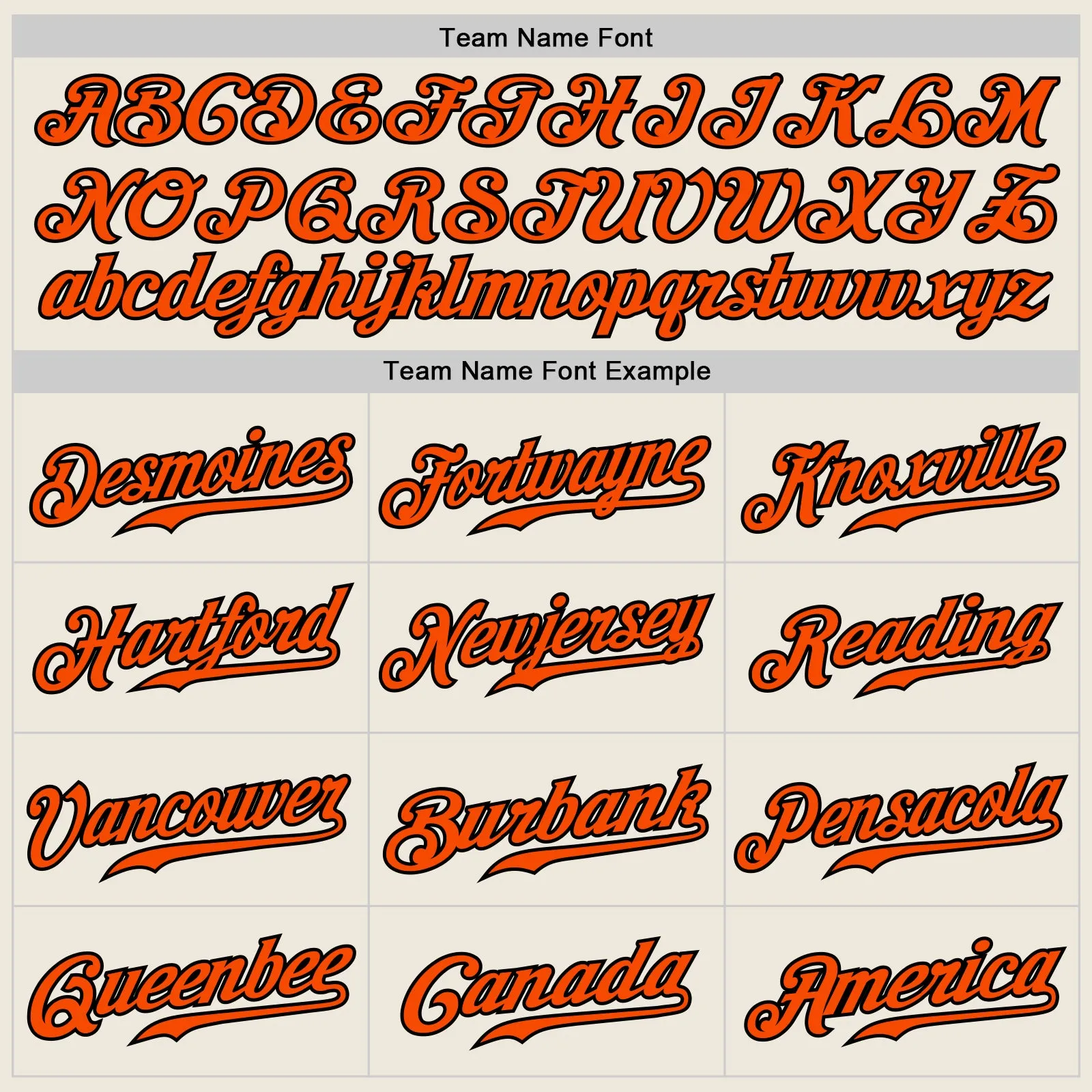 Custom Cream Black Pinstripe Orange-Black Authentic Baseball Jersey FansIdea