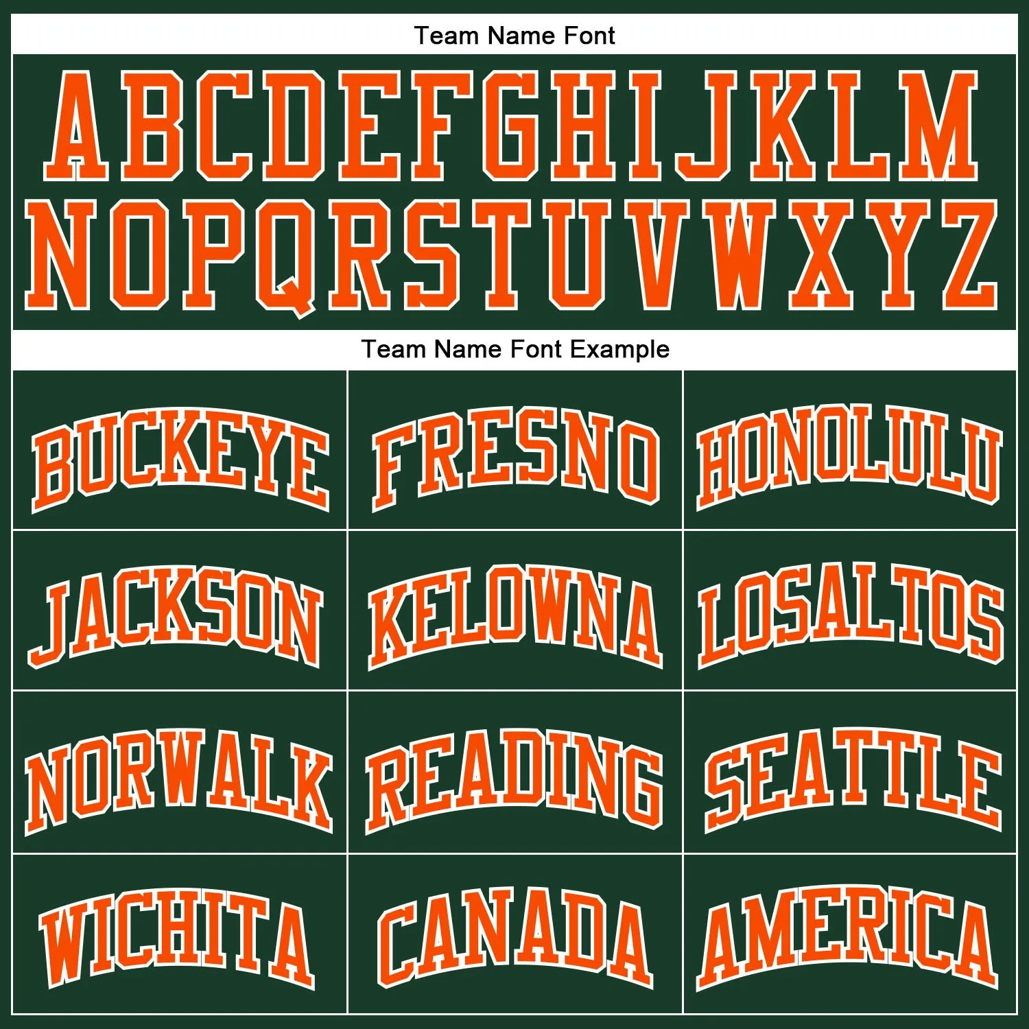 Custom Hunter Green Orange-White Authentic Throwback Basketball Jersey FansIdea
