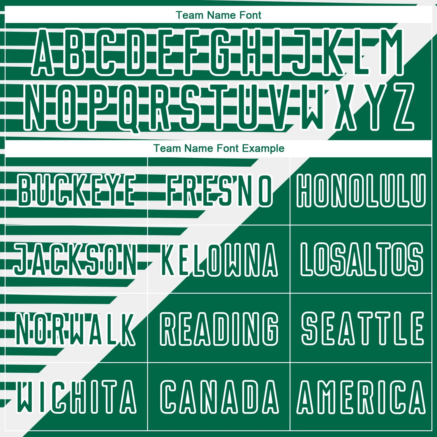 Custom Kelly Green White Stripes Sublimation Soccer Uniform Jersey FansIdea