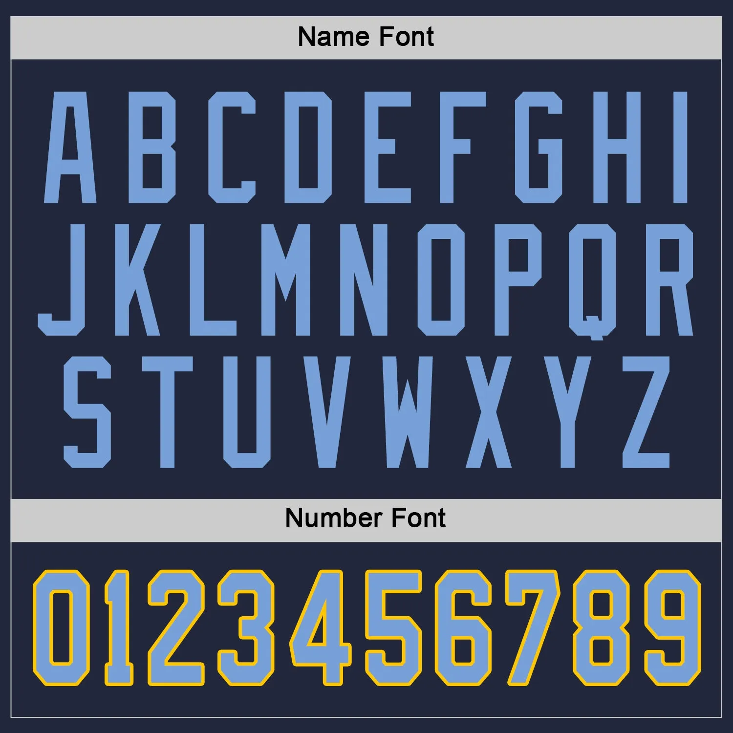 Custom Navy Light Blue-Gold Hockey Jersey FansIdea