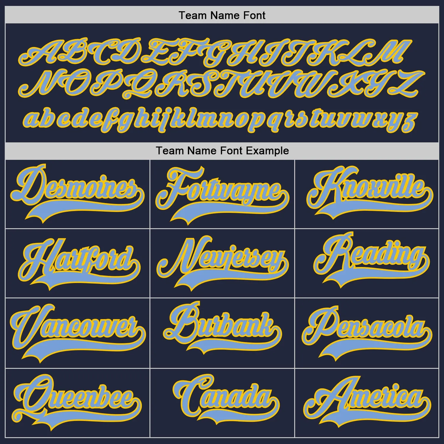 Custom Navy Light Blue-Gold Hockey Jersey FansIdea