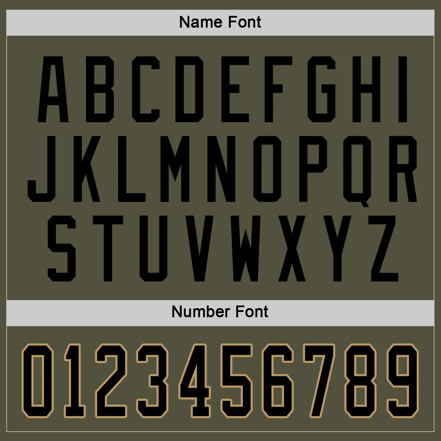 Custom Olive Black-Old Gold Salute To Service Hockey Jersey FansIdea