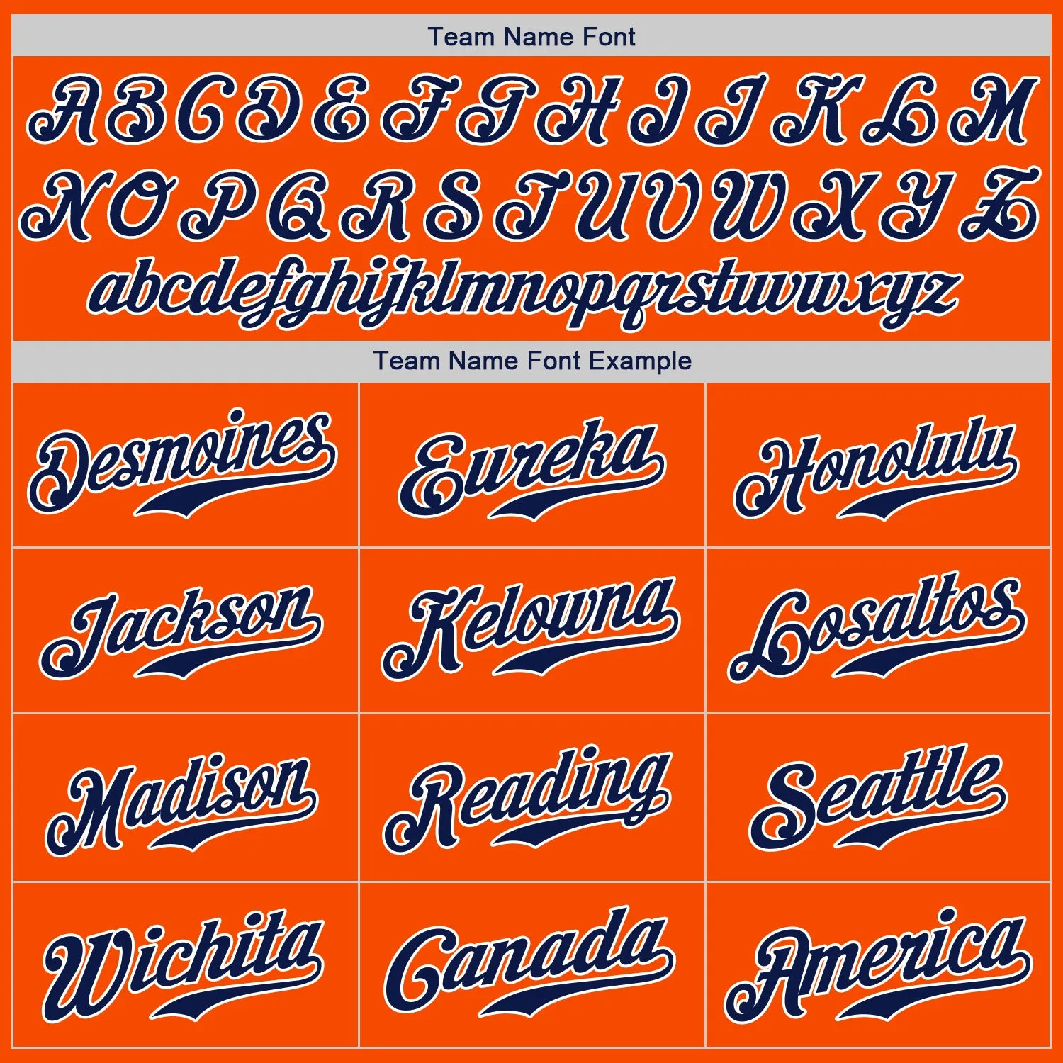 Custom Orange Navy-White Authentic Baseball Jersey FansIdea