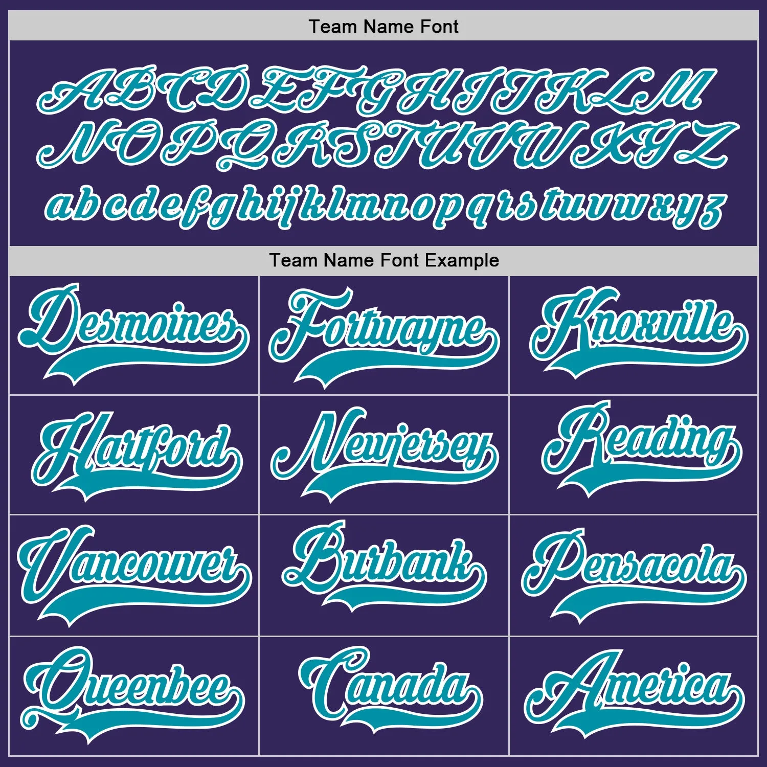 Custom Purple Teal-White Hockey Jersey FansIdea