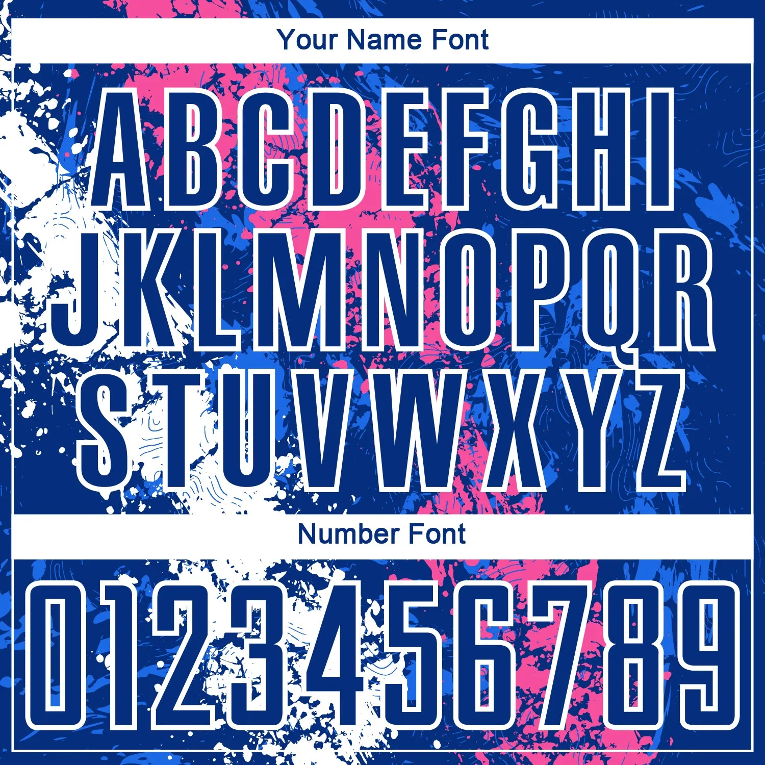 Custom Royal Pink-White Dripping Splatter Art Sublimation Soccer Uniform Jersey FansIdea