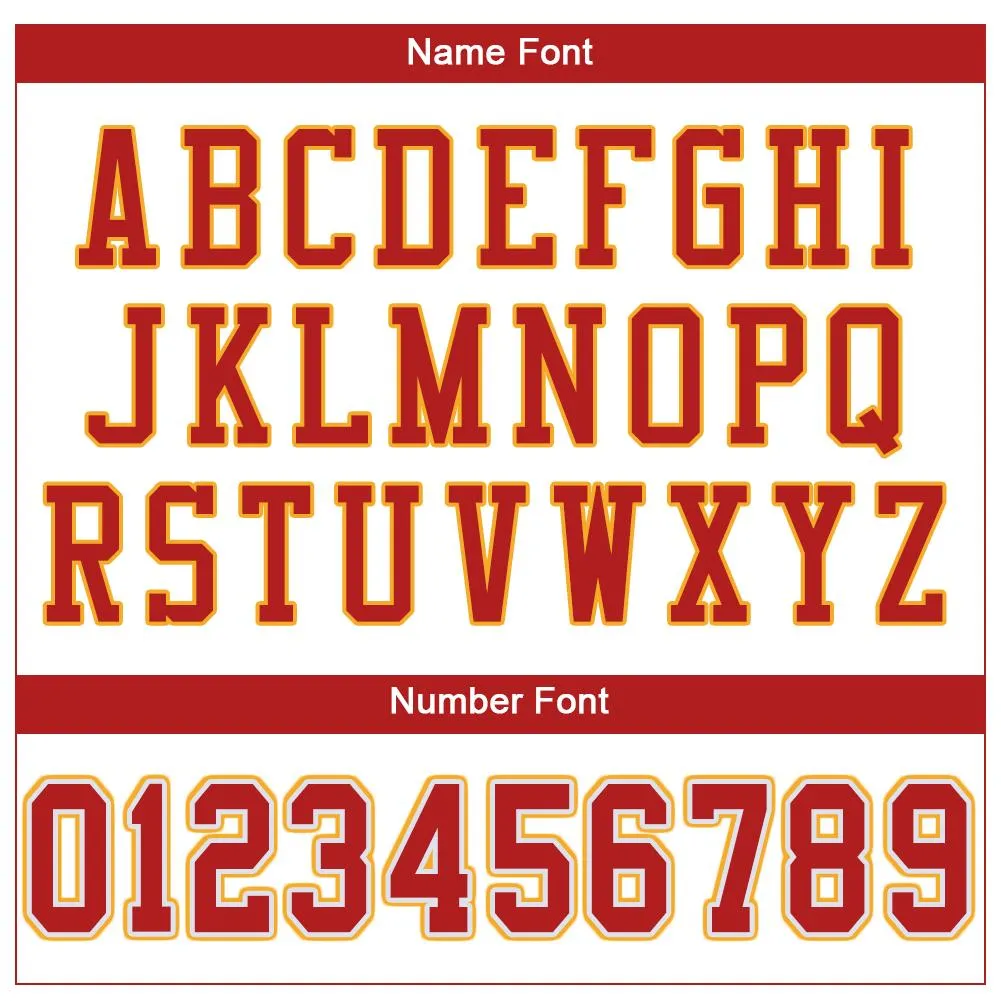 Custom White Scarlet-Gold Mesh Authentic Football Jersey FansIdea