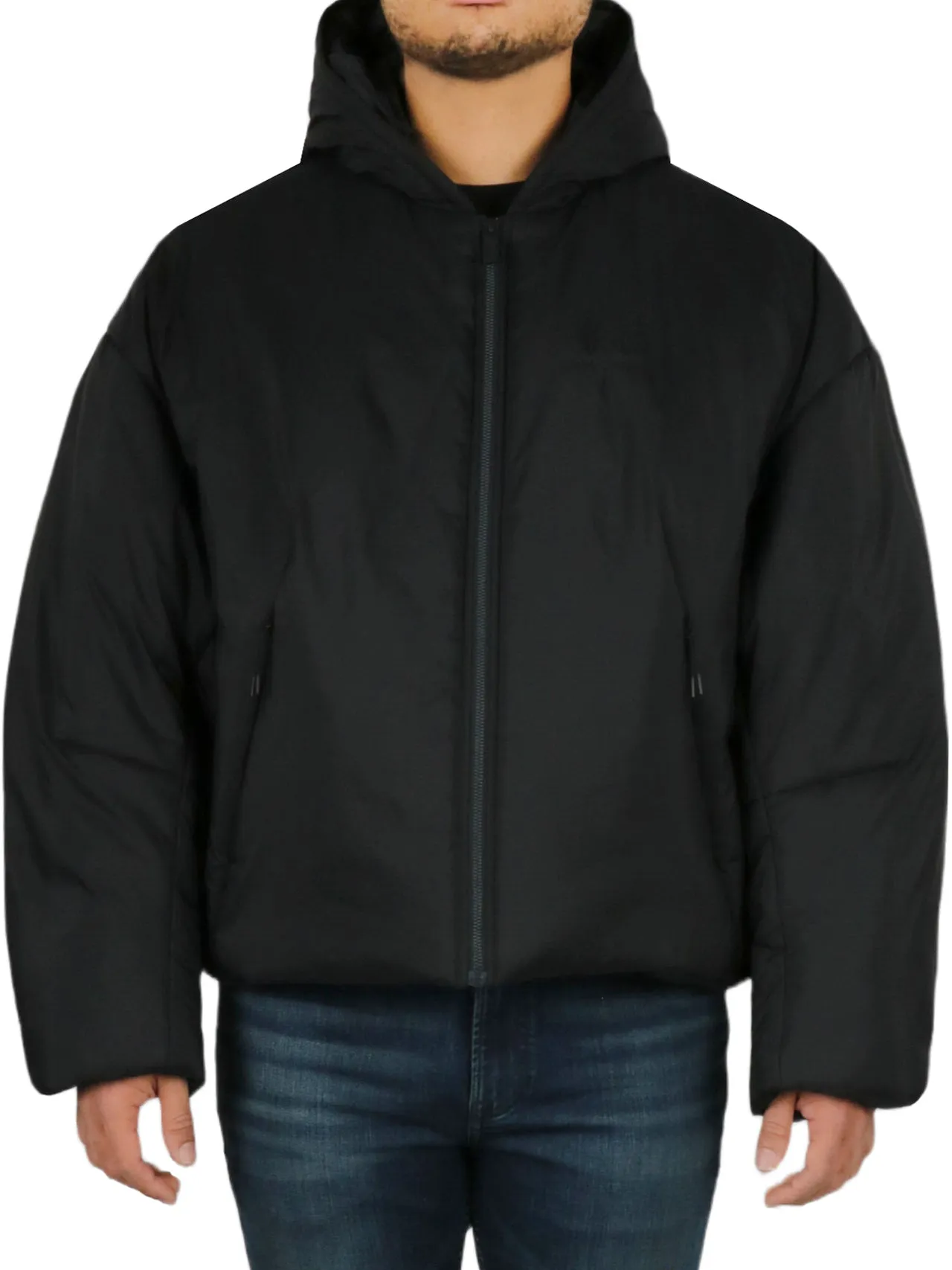 Editors Pick Long Sleeves Front Zipper Hood Puffer Jacket  Limited Availability!