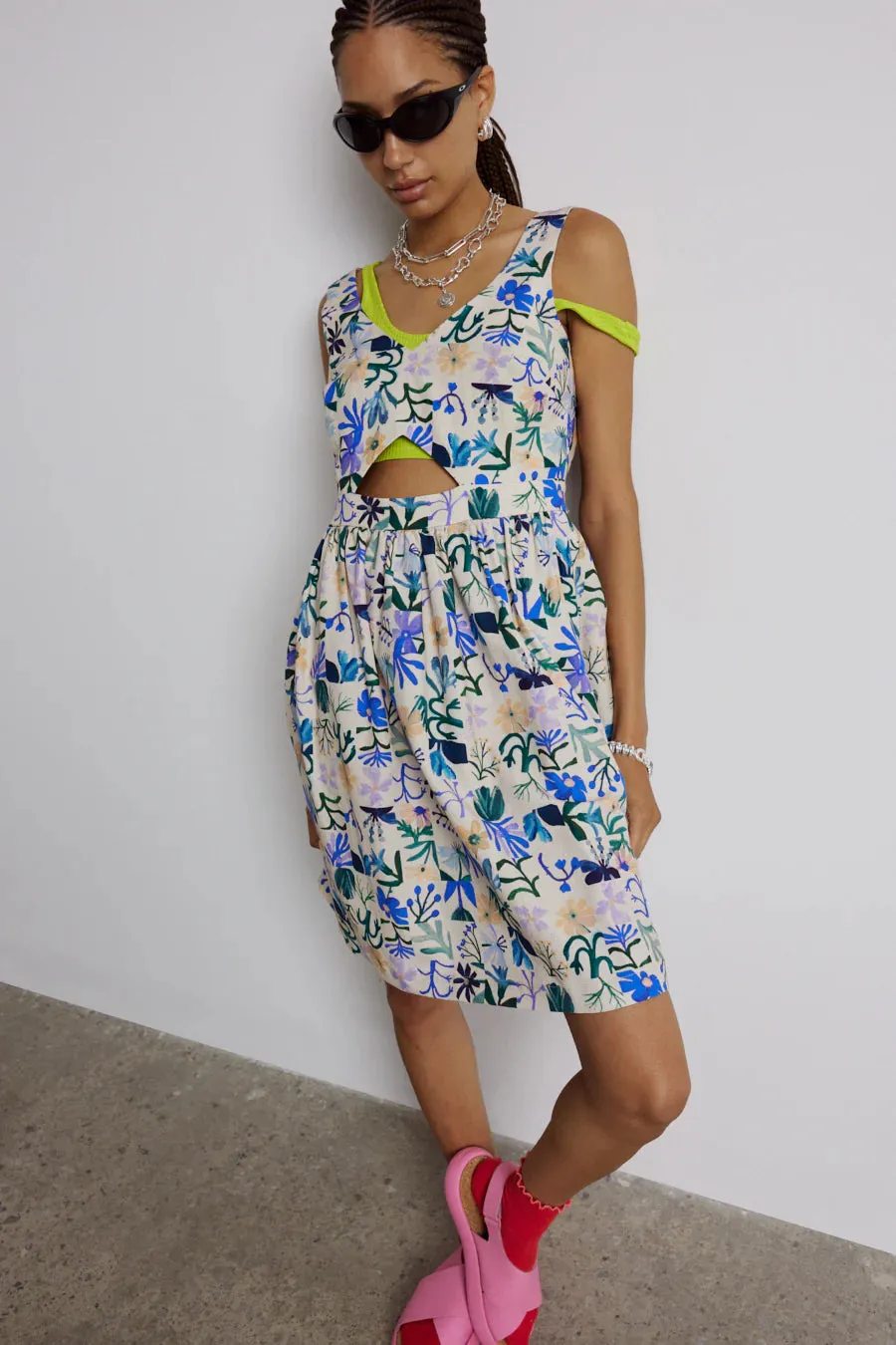 EVE GRAVEL - KAHLO DRESS - AQUARELLE - SS24