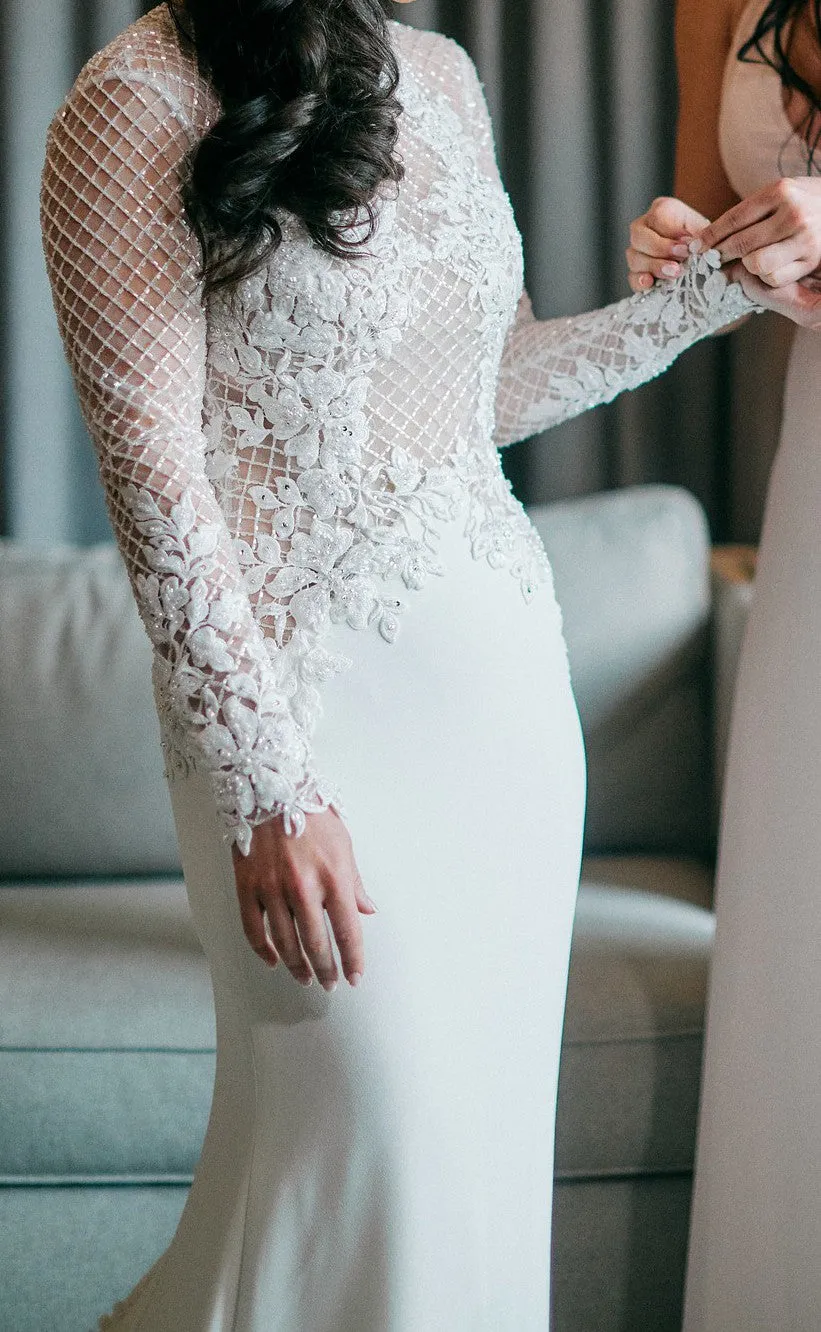 Final Few Justin Alexander Turin 99072 Gown  Limited Stock!