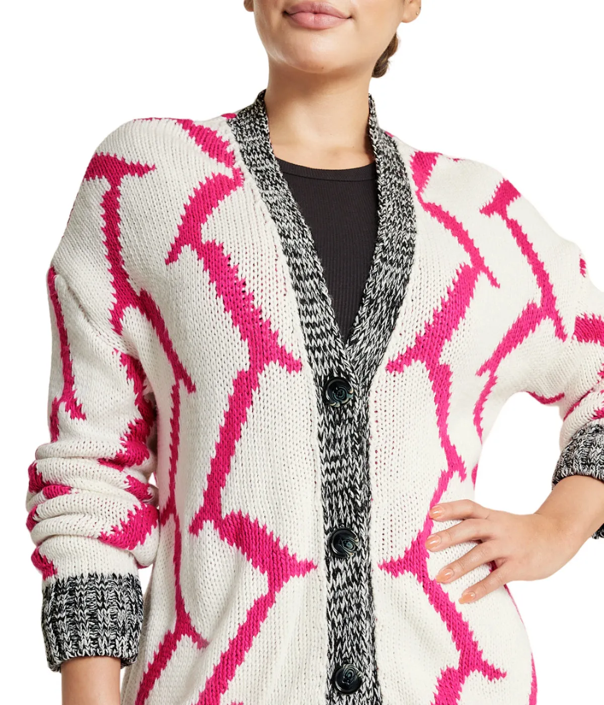 Flash Sale! Mixed Media Cardigan  Limited Stock!