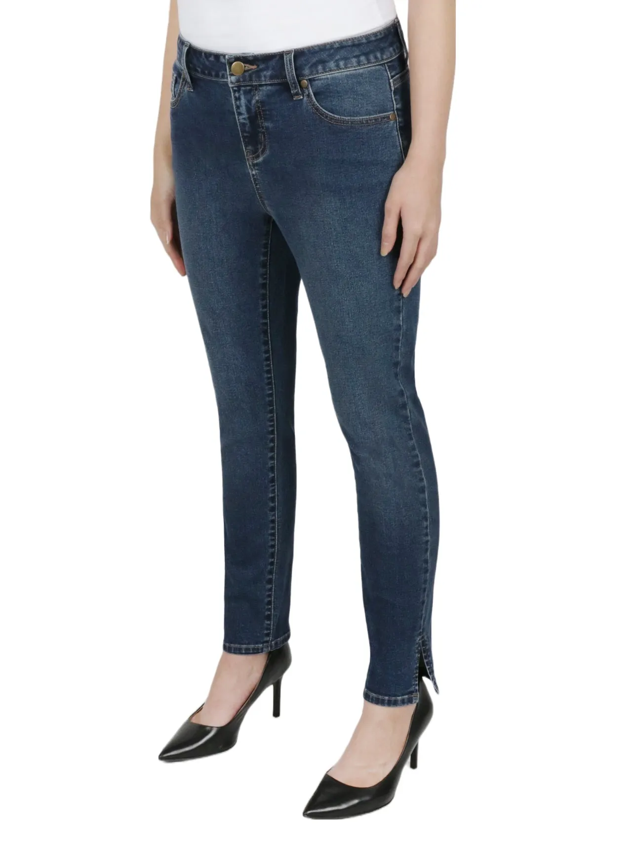 Flash Sale Plus Ankle Jeans  Today Only!