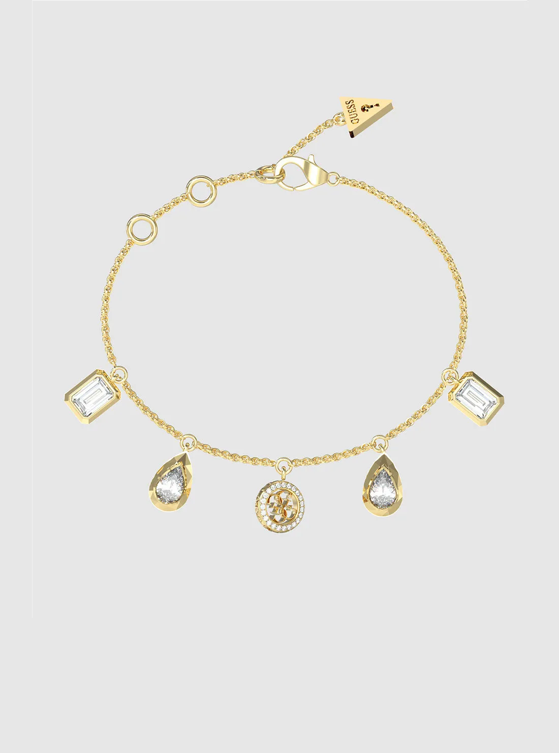 Gold 5 Charms Bracelet Guess