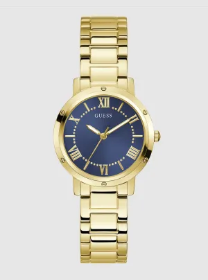 Gold Dawn Blue Dial Bracelet Guess