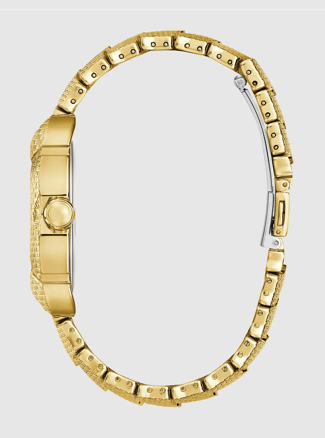 Gold Nile Textured Watch Guess