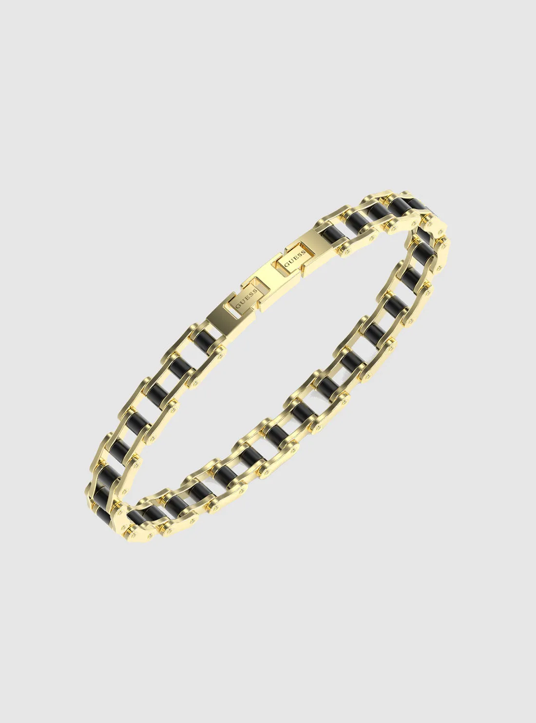 Gold Silver Bicycle Chain Bracelet Guess