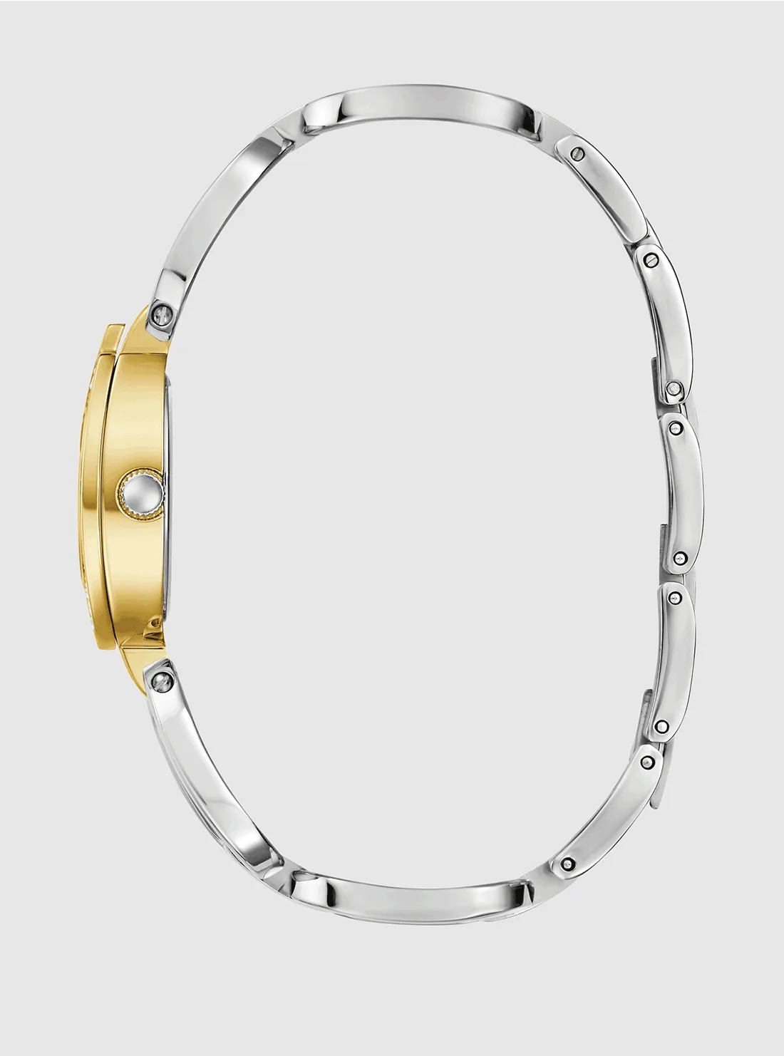 Gold Silver Gia Crystal Watch Guess