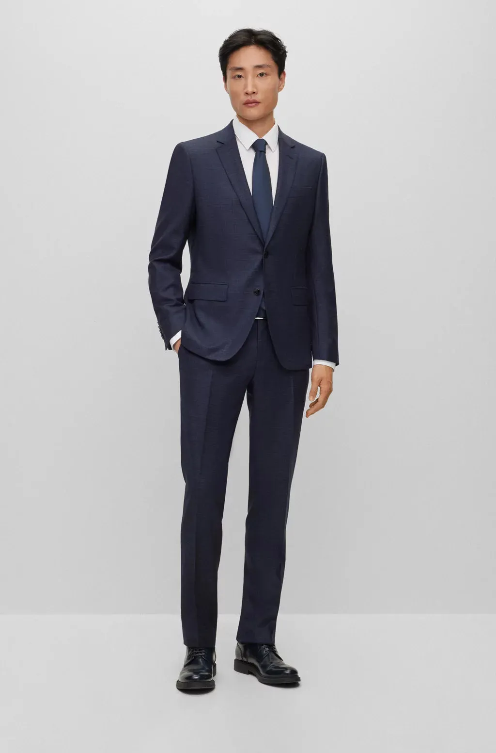 Hugo Boss H-Huge-224 2pc Suit Dark Blue