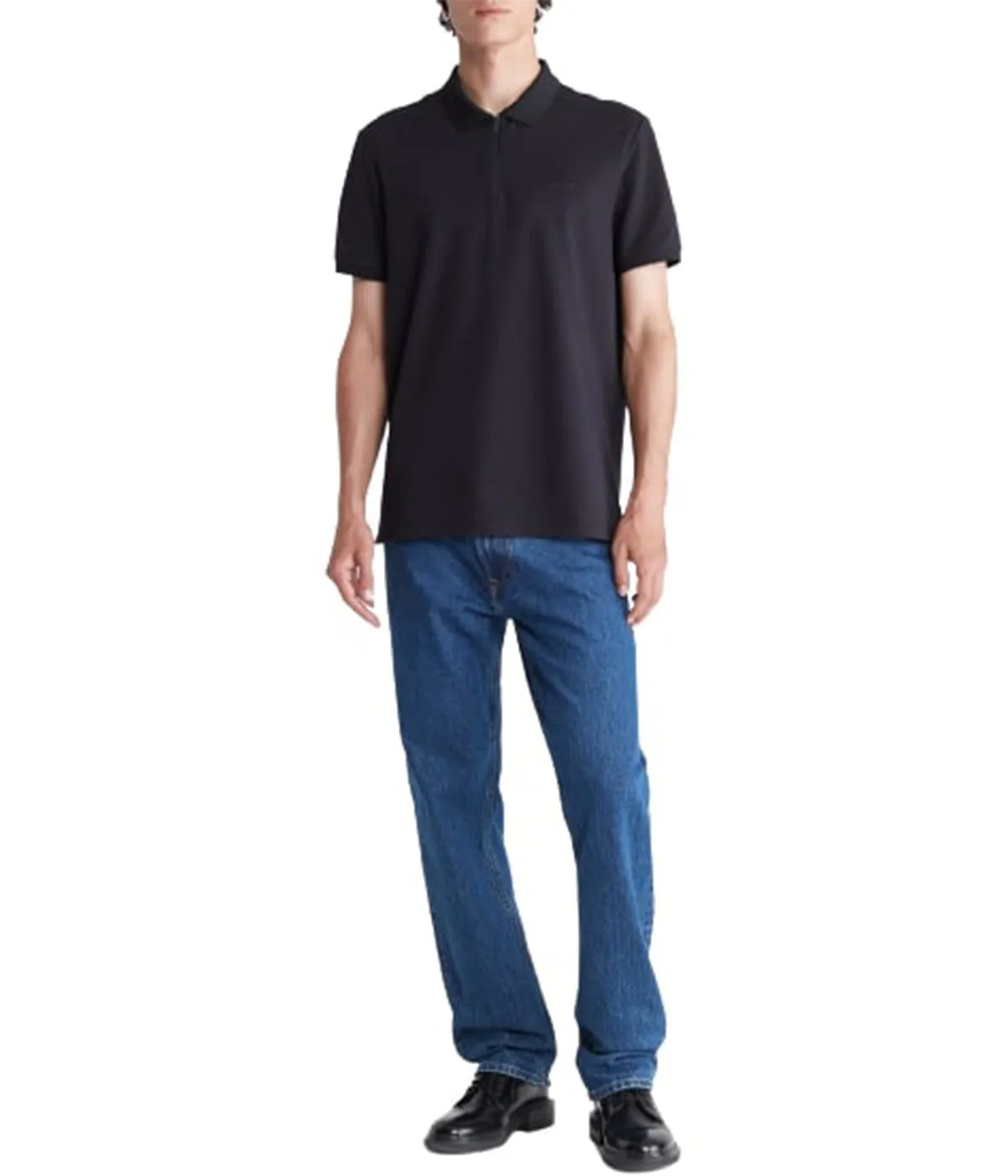 Insta-Worthy Ss Tech Zip Polo Black  Last Few Pieces!