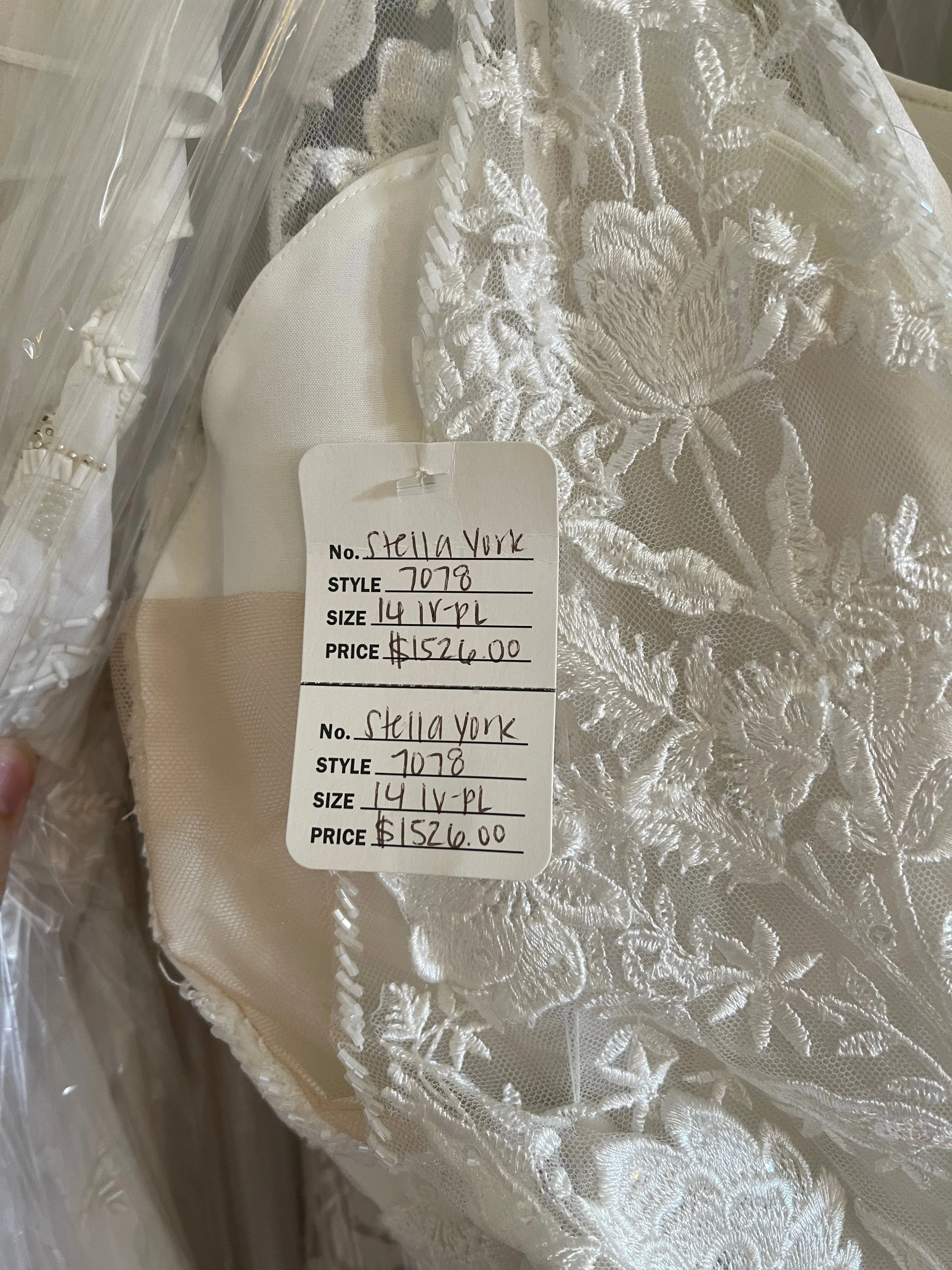 Insta-Worthy Stella York 7078 Sample Gown  Stylish & Comfortable