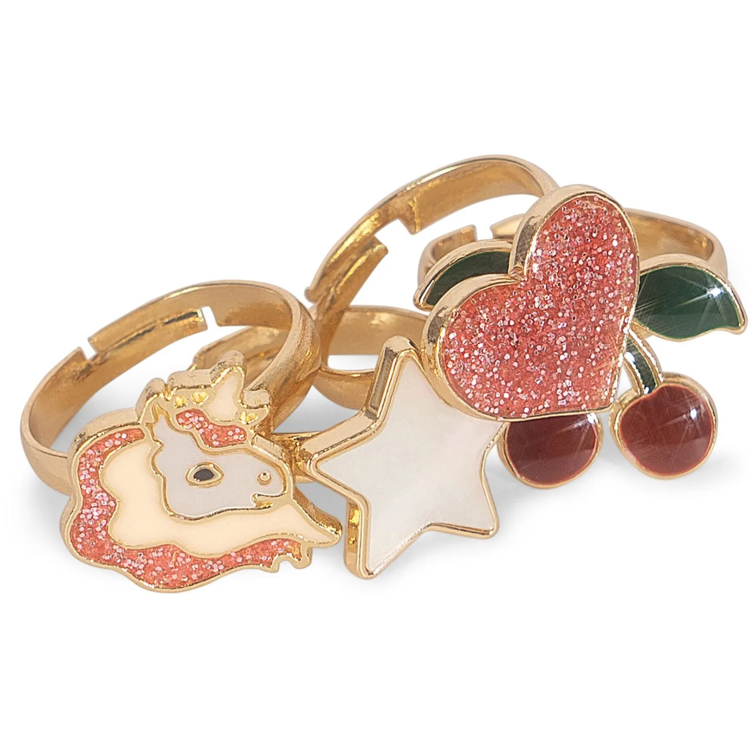 Konges Sljd 12-Pak Ring Set Multi Color
