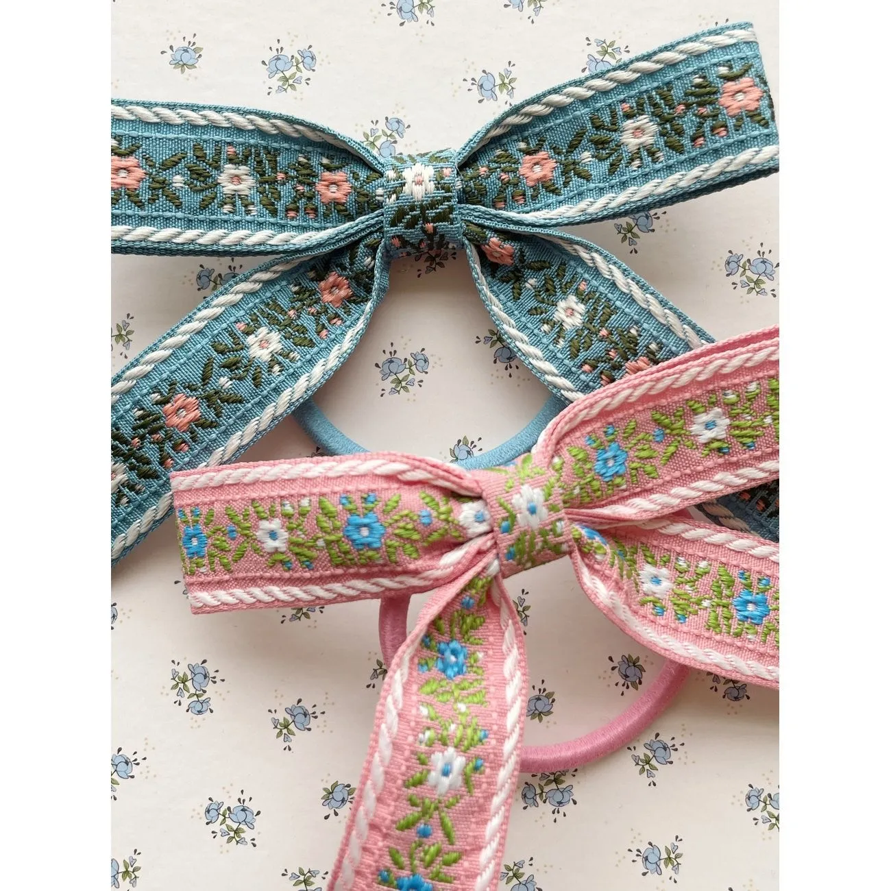 Konges Sljd 2-Pack Elastics Bow Sorbet